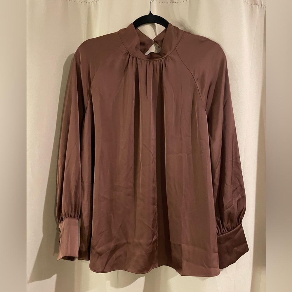 Women’s Brown H&M Long Sleeve Blouse